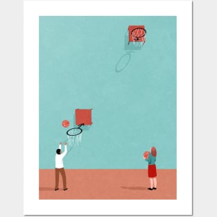 Gender Basketball Posters and Art